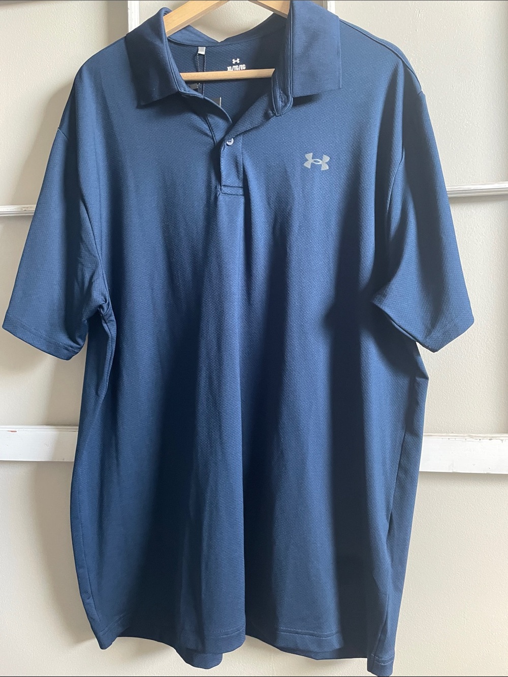 Under Armour Dark Navy Performance Polo with Chest Logo